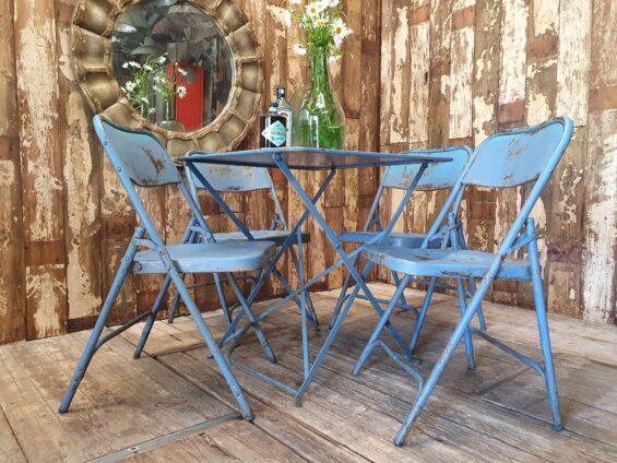 square metal bistro set garden furniture tables