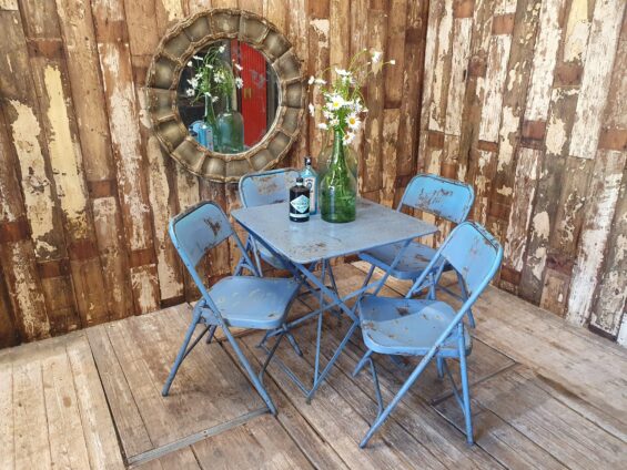 square metal bistro set garden furniture tables