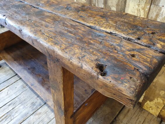 large carpenters workbench furniture tables industrial