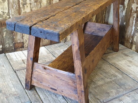 large carpenters workbench furniture tables industrial