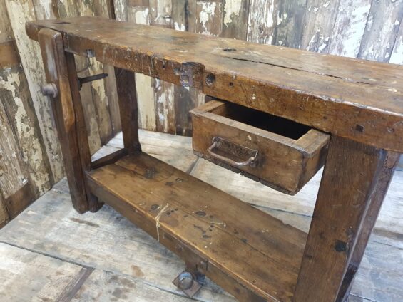 wooden workbench furniture tables industrial