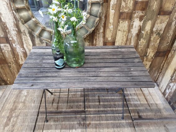 wooden folding garden table furniture