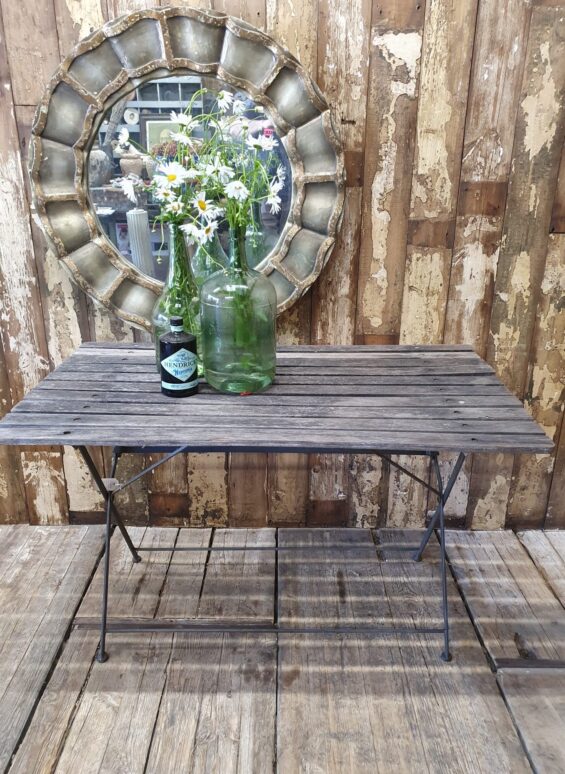 wooden folding garden table furniture