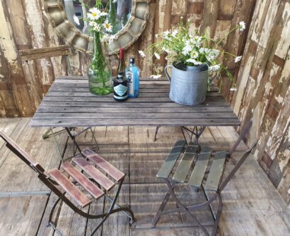 wooden folding garden table furniture