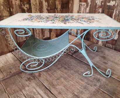 wire tiles side table furniture tables garden furniture