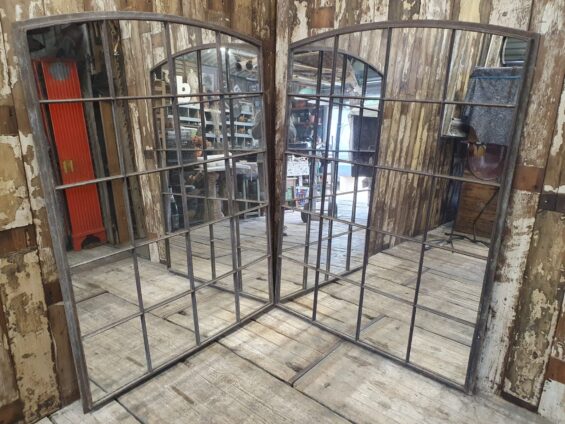 cast iron window frame mirrors garden mirrors