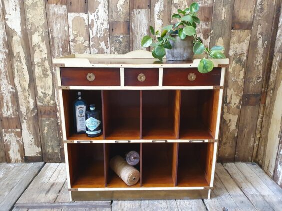 mixed wood brass storage unit furniture storage