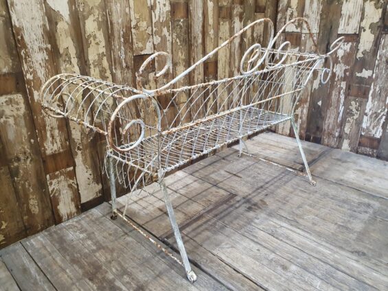 wirework bench garden furniture seating