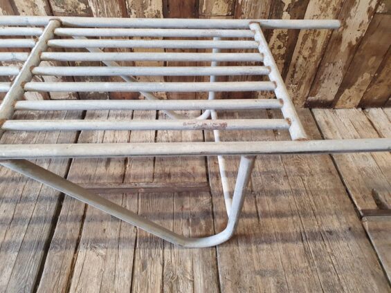 industrial galvanised steel hay stretcher garden decorative