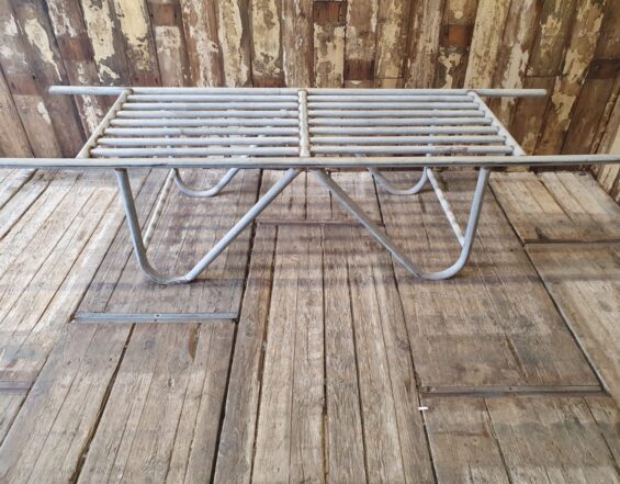 industrial galvanised steel hay stretcher garden decorative