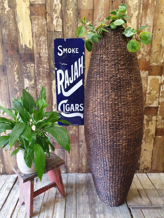 jute vase decorative homeware garden