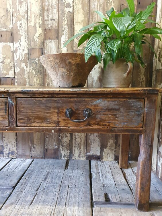 pine console drawers furniture tables