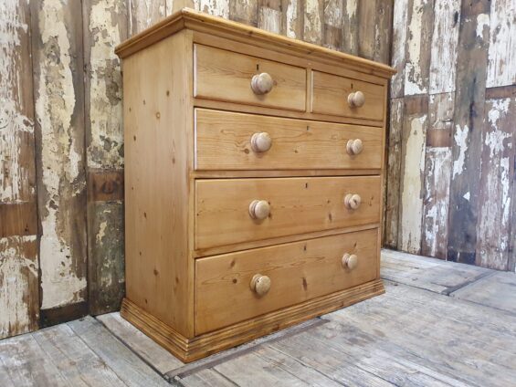 pine 2 over 3 drawers furniture