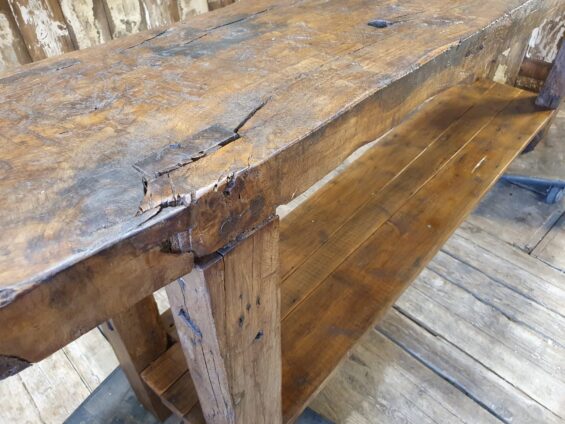 wooden workbench vice furniture tables industrial