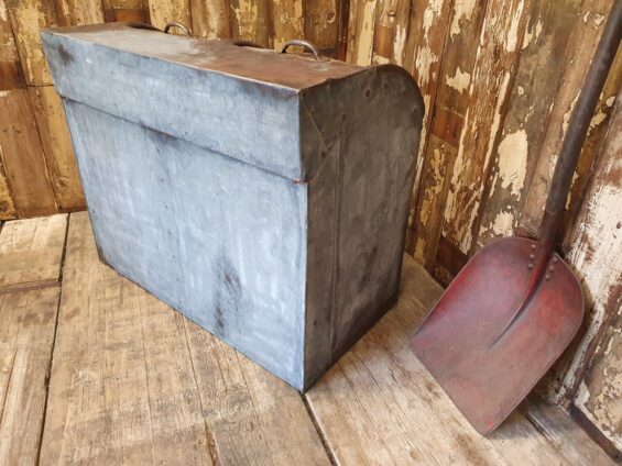 galvanised double grain bin furniture storage industrial