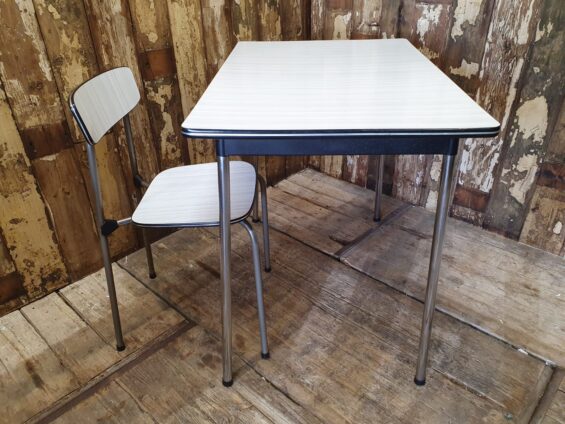 formica chrome table chairs furniture tables