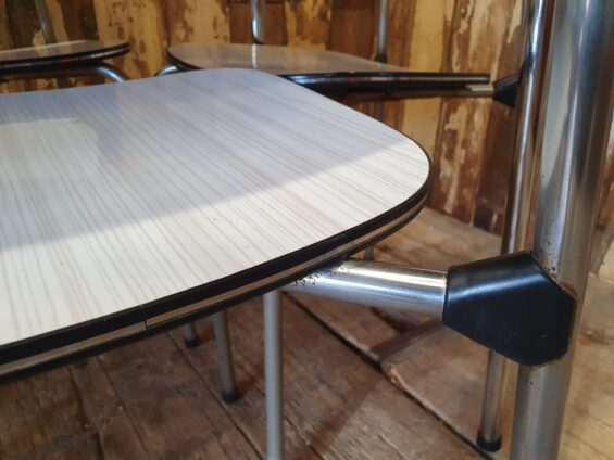 formica chrome table chairs furniture tables