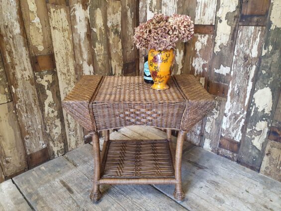 rattan wicker side table furniture tables