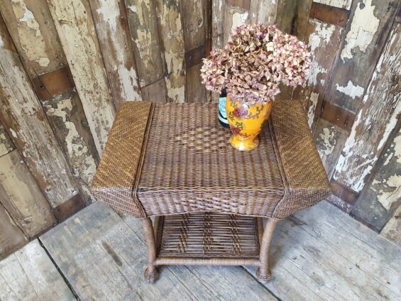 rattan wicker side table furniture tables