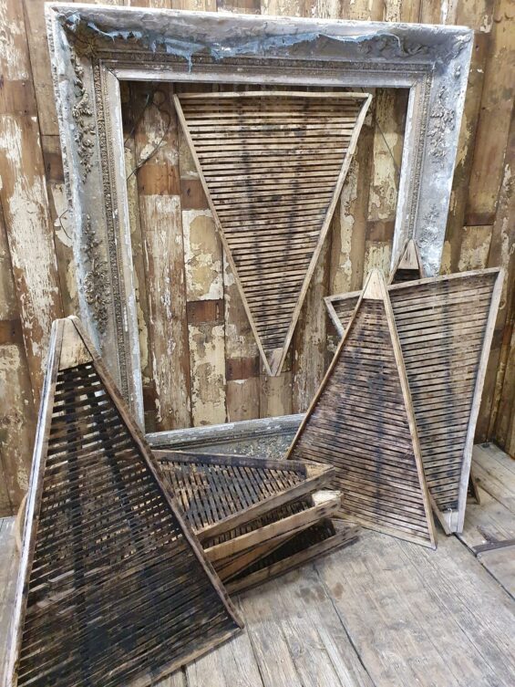 french wooden fruit drying racks decorative artefacts art homewares