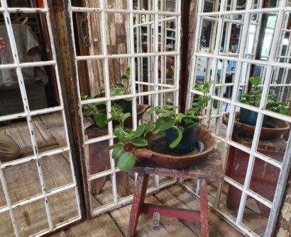 cast iron window mirrors garden