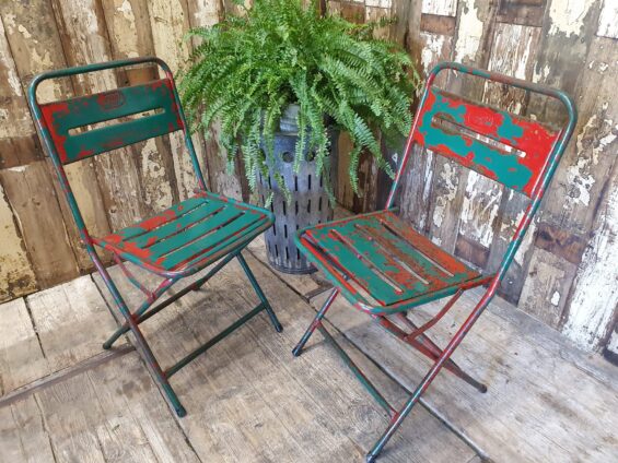 metal folding chairs garden furniture occasional chairs