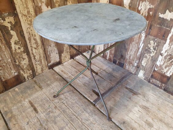 zinc tripod bistro table furniture tables garden furniture