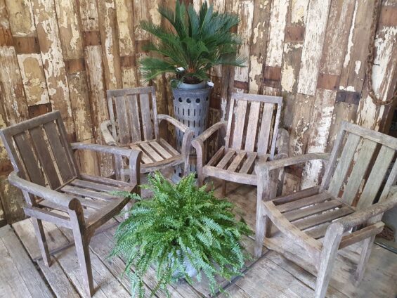 teak chairs garden furniture