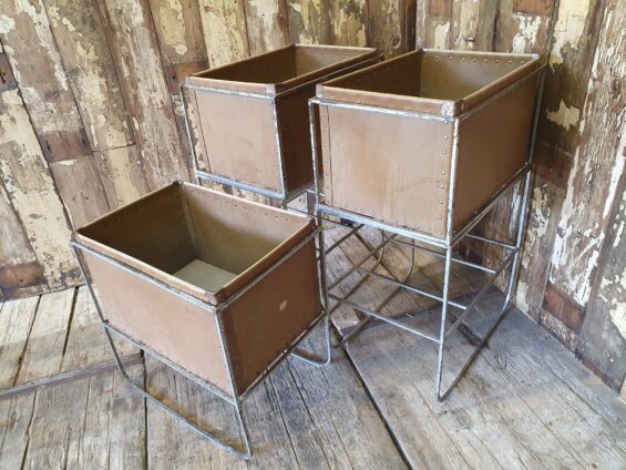 metal cardboard storage bins on stands decorative homewares furniture storage