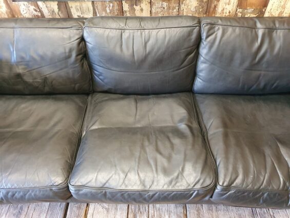 leather three seat sofa danish stouby seating sofas