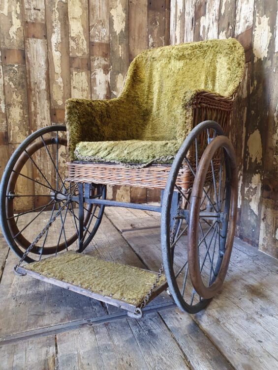 wicker wheelchair decorative artefacts seating occasional chairs