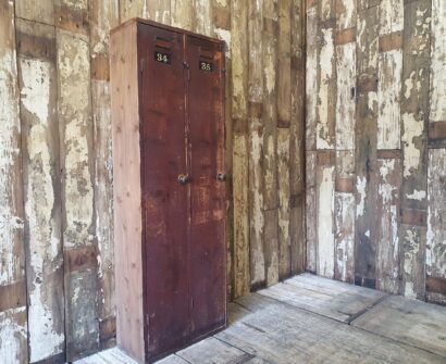 wooden double lockers furniture storage