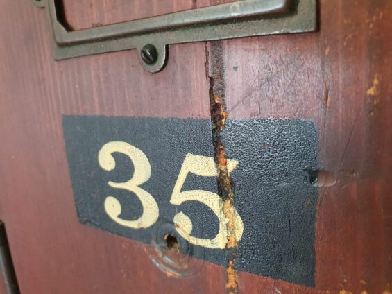 wooden double lockers furniture storage