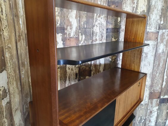 teak ebonised room divider furniture storage cupboards and cabinets