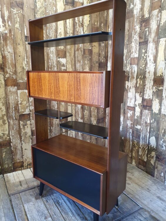 teak ebonised room divider furniture storage cupboards and cabinets