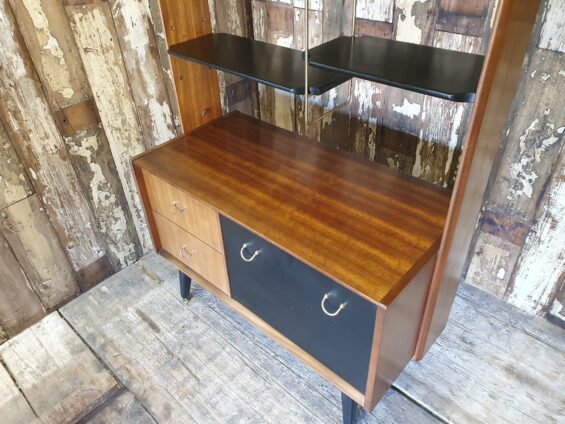 teak ebonised room divider furniture storage cupboards and cabinets