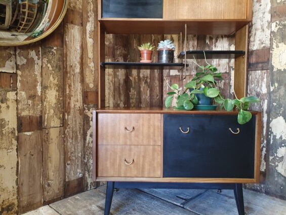 teak ebonised room divider furniture storage cupboards and cabinets