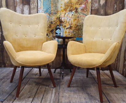 velour wingback chairs seating armchairs