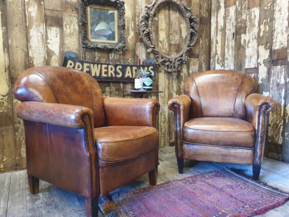 lambs leather club chairs seating armchairs