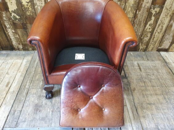 lambs leather club chair seating armchairs