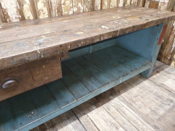 wooden workbench furniture tables industrial