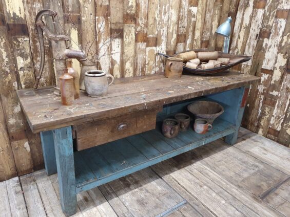 wooden workbench furniture tables industrial