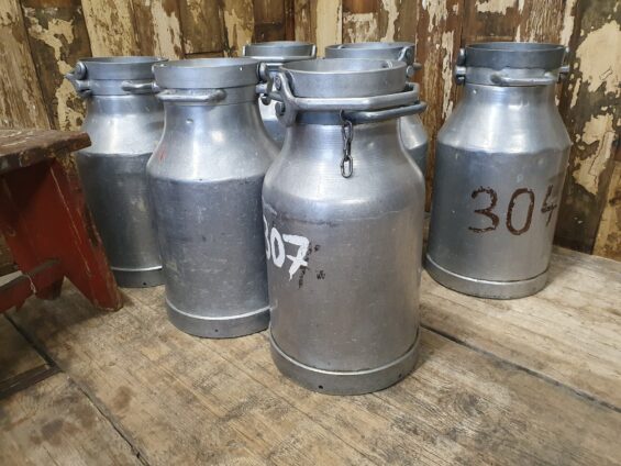 steel milk churns garden planters decorative homewares