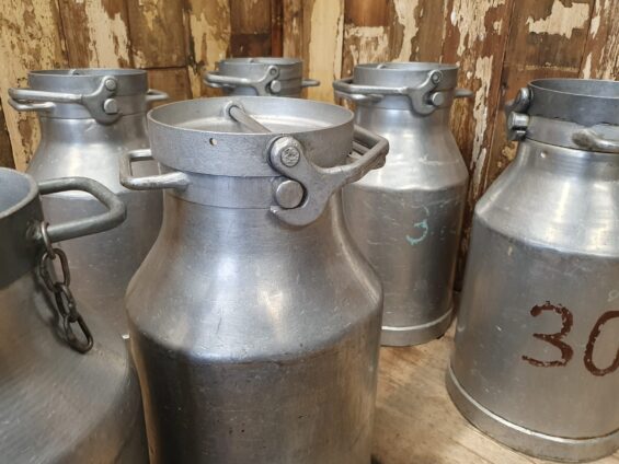 steel milk churns garden planters decorative homewares