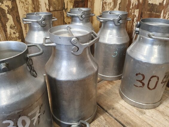 steel milk churns garden planters decorative homewares