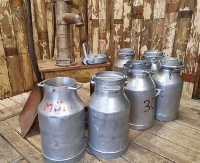 steel milk churns garden planters decorative homewares