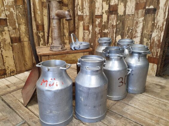 steel milk churns garden planters decorative homewares