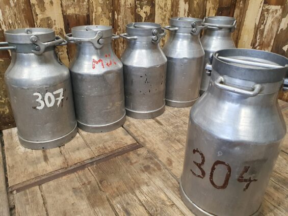 steel milk churns garden planters decorative homewares