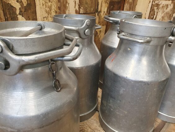 steel milk churns garden planters decorative homewares