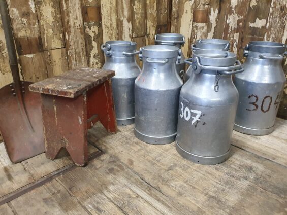 steel milk churns garden planters decorative homewares